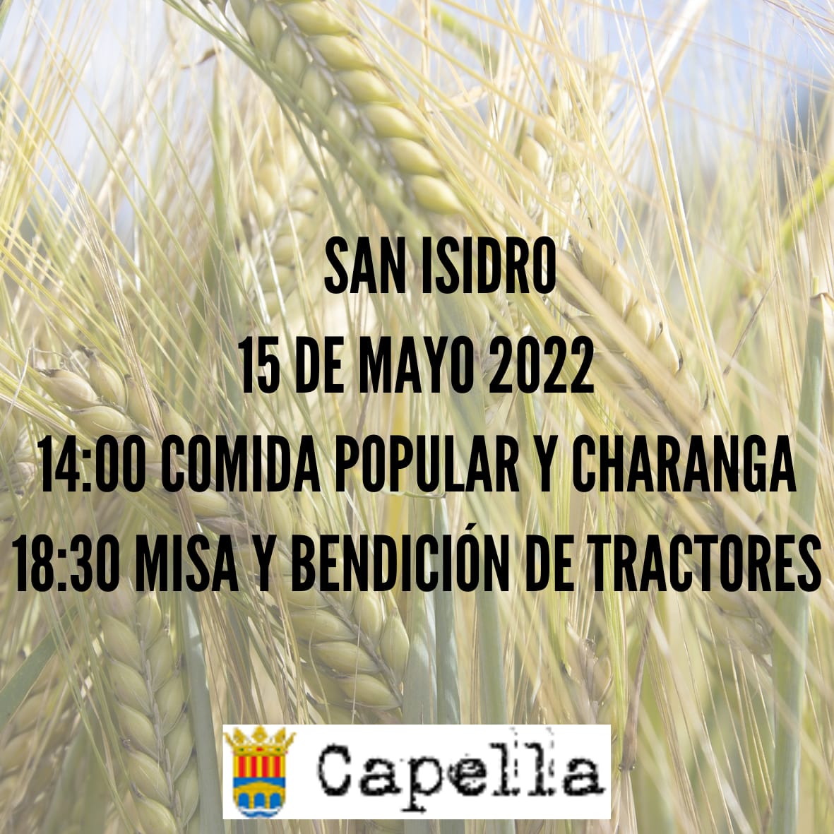 San Isidro, 2022. Anuncio