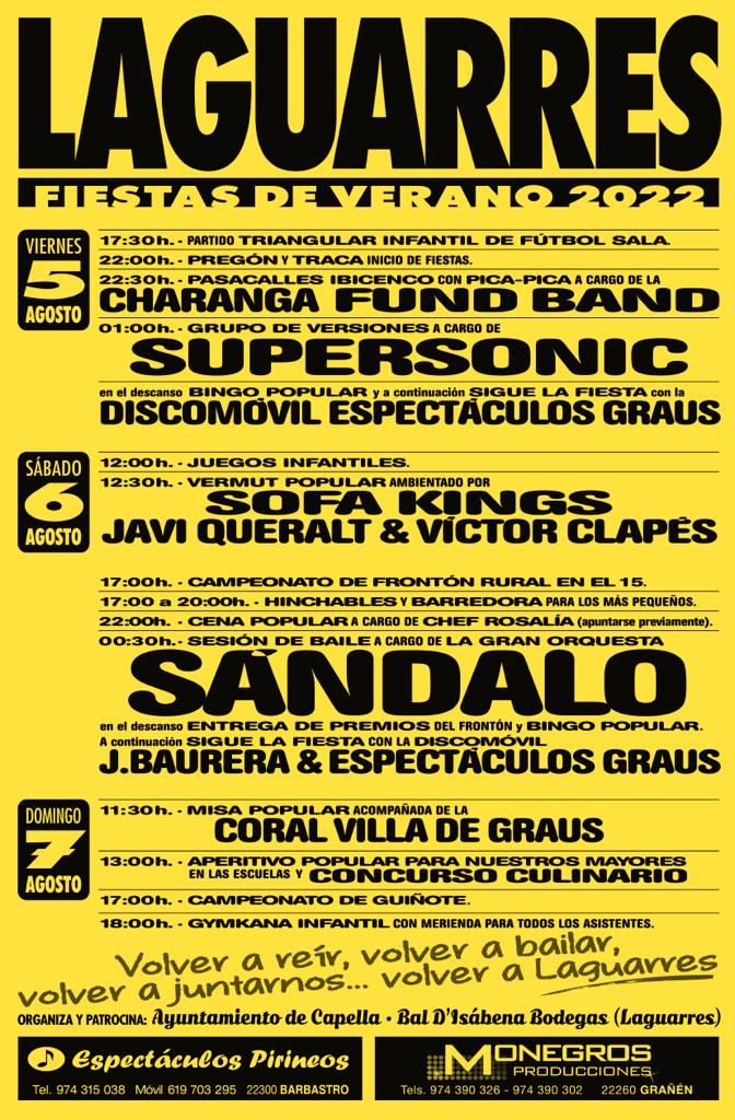 Fiestas de Laguarres 2022