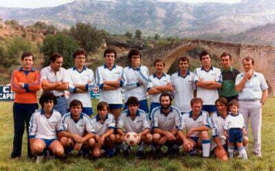 Equipo de Fútbol años 80
